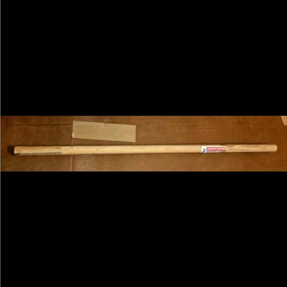 Heavy Duty Closet Rod - 38 3/4” Solid Oak Closet Rod unfinished.